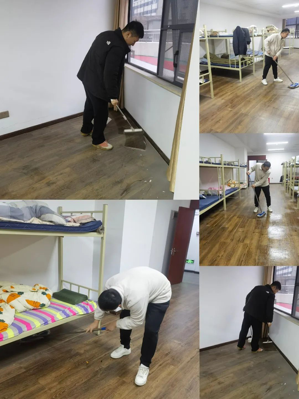 機(jī)關(guān)團(tuán)支部組織志愿者開(kāi)展“扮靚新宿舍，溫情暖人心”集中清掃活動(dòng)